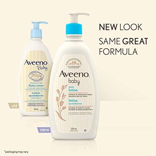 Aveeno Lotion Pour Bébé, Crème Hydratante Quotidienne Pour Peaux Sensibles,  Sans Parfum, Sans Paraben, 532 Ml : Amazon.ca: Bébé Et Puériculture
