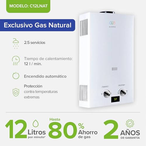 Catálogo de Boiler Gas Natural Top 10. 3 Boiler Gas Natural marca AVERA (3)