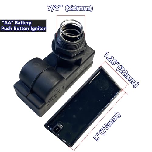 MCAMPAS 1 Outlet Spark Generator Tact Push Button Electronic Igniter BBQ Gas Grill Replacement Parts - Thumbnail 6