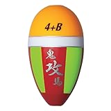 釣武者 ウキ 鬼馬ウキ 攻 ラージ B+BB みかん/うるしレッド・イエローグリーン