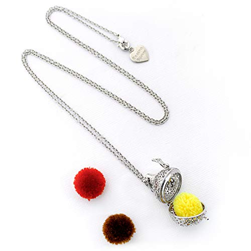 Colar Difusor para Aromaterapia Óleo Essencial Flor