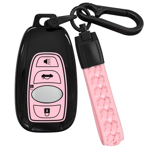 ACEBOY for Subaru Key Fob Cover, Soft TPU Case with