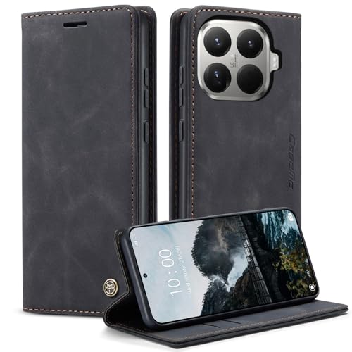 owlhold Handyhülle für iPhone klapphülle Premium hülle Weiches Vintage-Nubukleder Lederhülle
