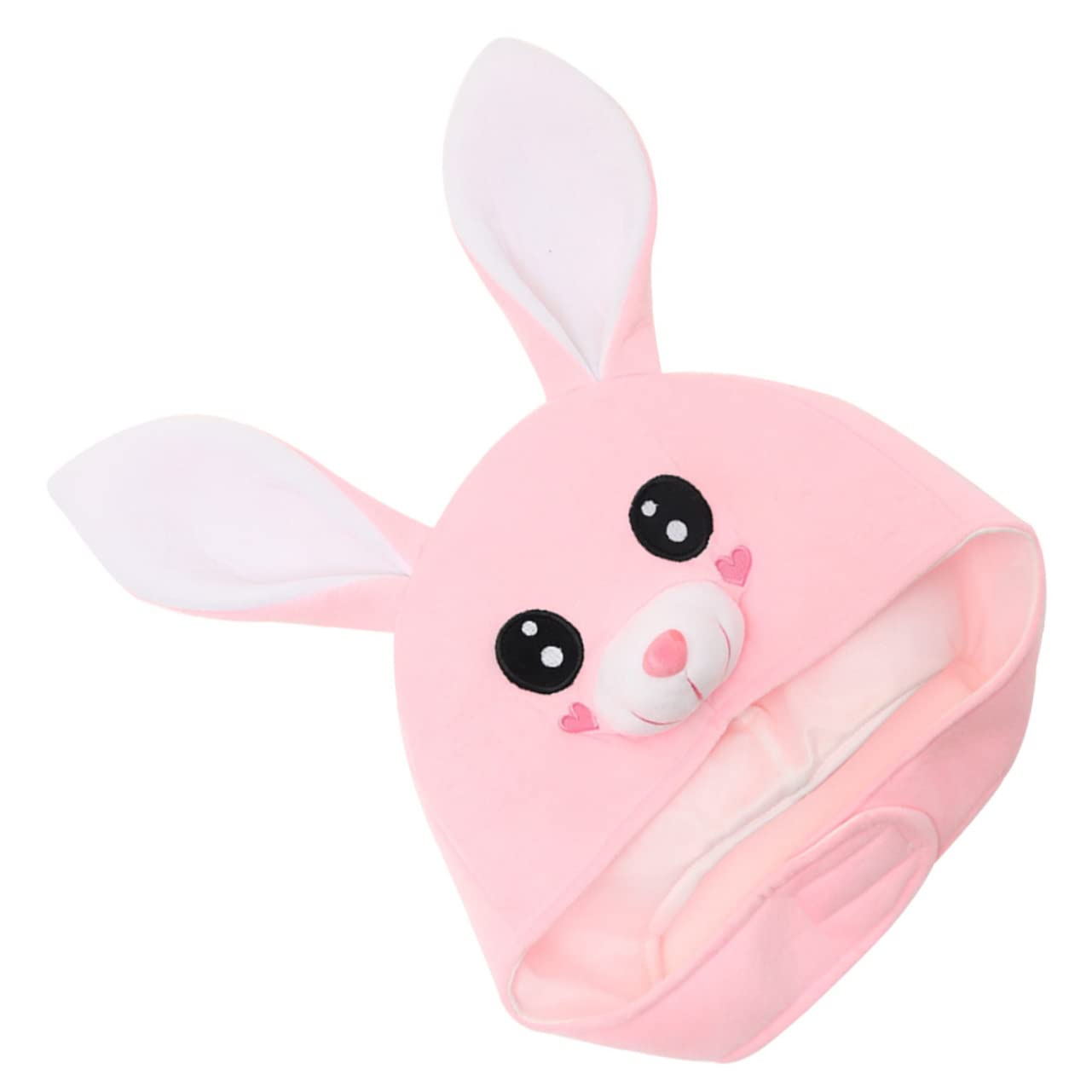 TOYANDONA 3piezas Sombrero De Conejo Con Orejas Para Adultos Gorro Divertido De Peluche Para Fiestas y Fotografía Accesorio De Disfraz De Pascua y Cosplay