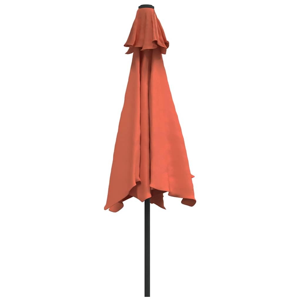 SYDE Parasol ogrodowy z diodami LED Taupe 300 cm