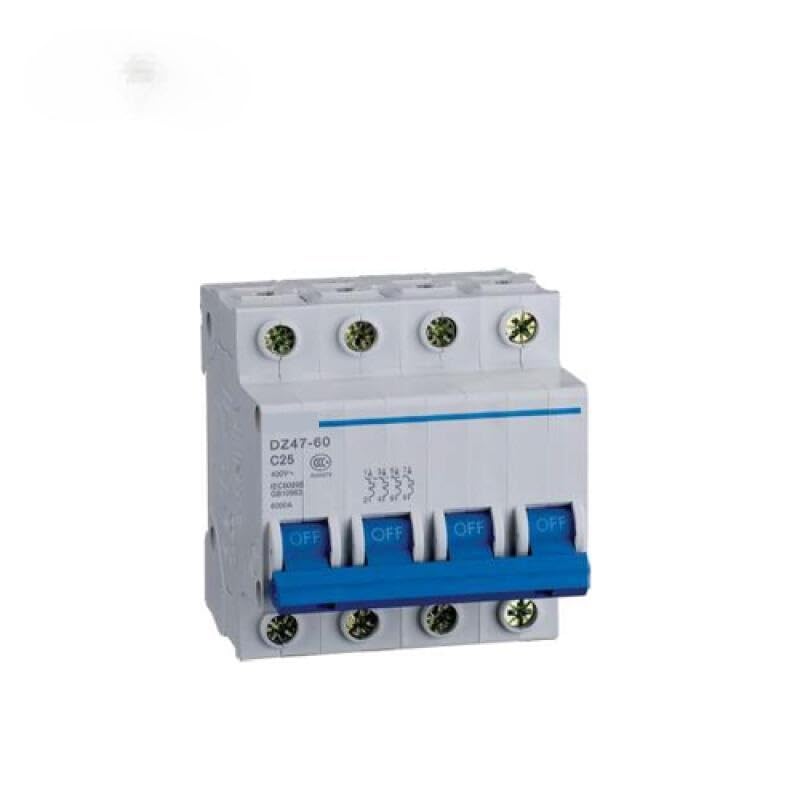 Disyuntor DZ47-60 4P C5 para interruptor magnetotérmico de carril DIN de cuatro polos