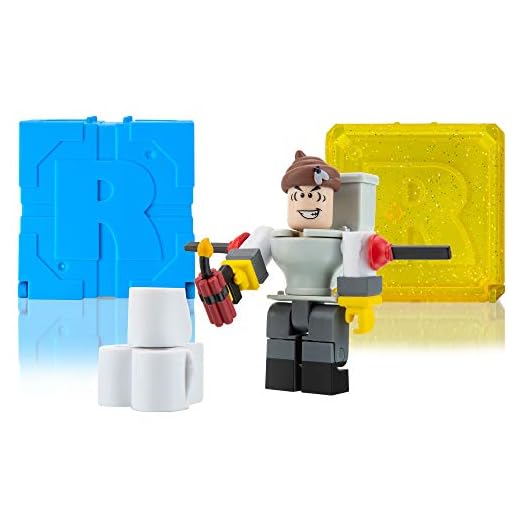 Roblox Action Collection - Mr. Toilet Figure Pack + Two Mystery Figure Bundle [Includes 3 Exclusive Virtual Items]
