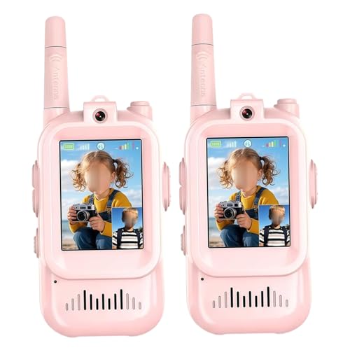 Talkies-walkies vidéo rechargeables pour enfants avec écran 2.0 pouces