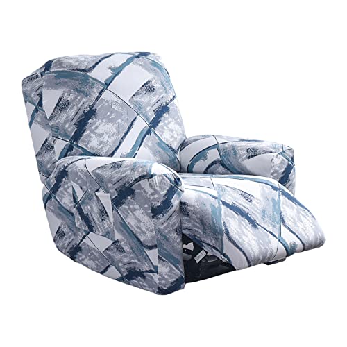 Image of Eco-Ancheng Recliner Slipcovers 4-Pieces Lazyboy Recliner Covers Recliner Couch Covers Recliner Chair Cover Non Slip Reclining Slipcovers with Storage Pockets Furniture Protector for Living Room