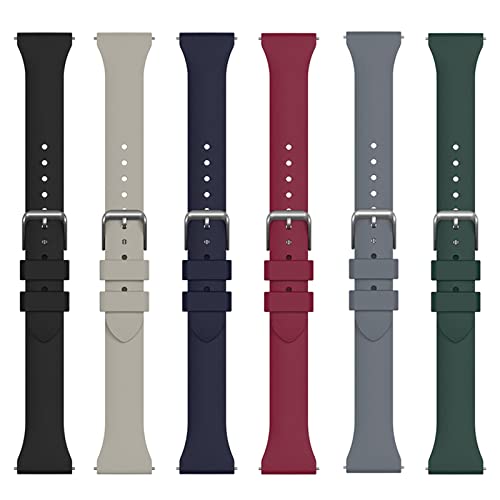 Chofit Correa de repuesto compatible con Popglory/Blackview R3/IOWODO R5 R3 Pro R3 R2 X2/ASWEE A602/A601/A7/A8/G1 pulsera de silicona delgada para banda de liberación rápida de 20 mm Cover