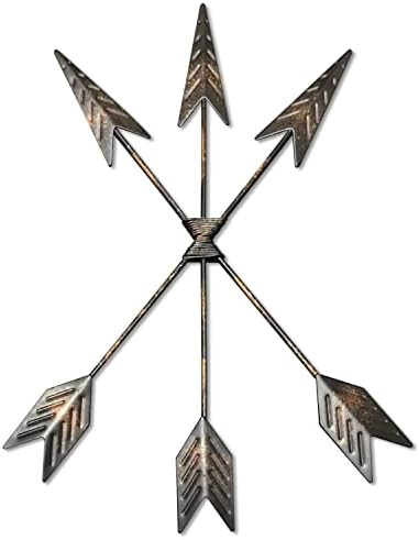 Redwix Large 3-Set Arrow Rustic Western Decor Farmhouse Native American Decor Aztek Wall Decor