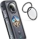 POFET Dual Lens Guards für Insta360 One X2 PC-Schutzhülle für Insta 360 ONE X2 Panorama-Action-Kamera-Zubehör
