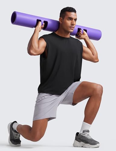 CRZ YOGA Mens Mesh Workout Tank Tops Quick Dry Breathable Running Athletic Training Sleeveless Muscle Shirts3