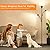 OUTON Dimmable Floor Lamp, 3 Light Floor Lamp with Remote & App & Touch Control, 4 Color Temperatures, 1H Timer, Standing Floor Lamps for Living Room, Bedroom, Office