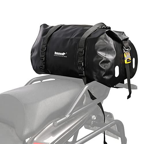 Rhinowalk Bolsa de Asiento Impermeable para Motocicleta - 20/45/65 L, de Viaje y Asiento Trasero