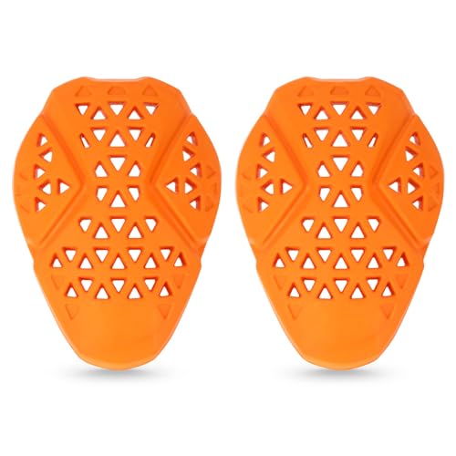PSLER CE-1 Protecciones Moto,Protector Espalda Moto,CE2 Protección para Los Hombros y Protección para Los Codos,5 Piezas Alta Seguridad Insertos Amortiguadores para Chaquetas de Motocicleta