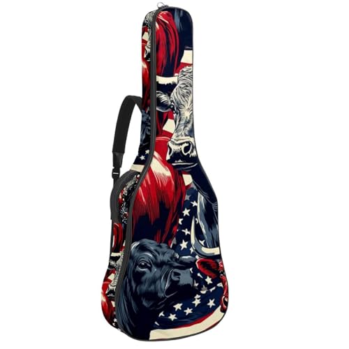 Sac pour guitare étanche 42.9 pouces housse de protection guitare acoustique avec poches