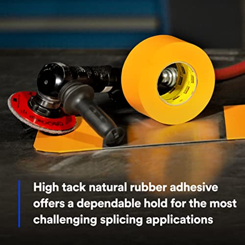 Image of 3M Performance Flatback Tape 2525, Orange Color, High Visibility, High Tack, High Temperature, Hand Tearable, 48 mm x 55 m, 9.5 mil, 24 Rolls