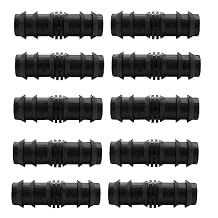 10pcs Irrigation Fittings Kit, Drip Irrigation Barbed Connectors for 16mm, 20.5mm Tubing Flower Pot Vegetable Garden Lawn Water Hose Watering Automatic Drip Kits