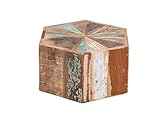 in Handarbeit gefertigt, jeder Holztisch ist durch seine eigene Farbgebung ein Unikat