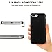 TENDLIN iPhone 7 Plus Case iPhone 8 Plus Case Premium Leather Outside and Flexible TPU Silicone Hybrid Slim Case for iPhone 7 Plus and iPhone 8 Plus (Black)