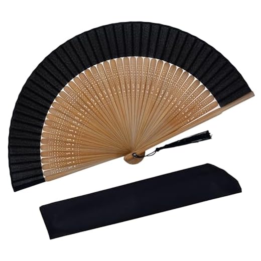 Vintage Foldable Bamboo Silk Fan