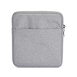 for kindle 耐衝撃ケース スリーブ Kindle対応 6〜7インチ 汎用スリーブ 耐衝撃 クッション内装 フィット感 バッグイン 整理ポケット 軽量 (ライトグレー)