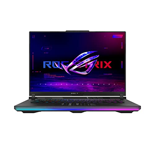 Image of ASUS ROG Strix SCAR 16 (2023), Intel Core i9 13th Gen, 16 inch (40.64 cm) Mini-LED QHD+ 240Hz /3ms, 12GB RTX 4080, Gaming Laptop (32GB /1TB SSD /Win 11 /Office 2021 /90WHr Battery /Black /2.5 Kg), G634JZ-NM057WS