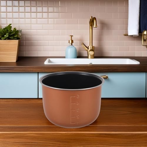 Olla interior para olla arrocera con revestimiento premium de 1,6 L 8