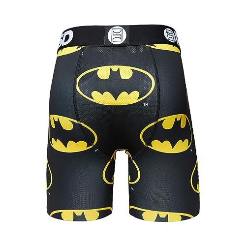 PSD Men's Dc Batman Boxer Briefs, Black, M4