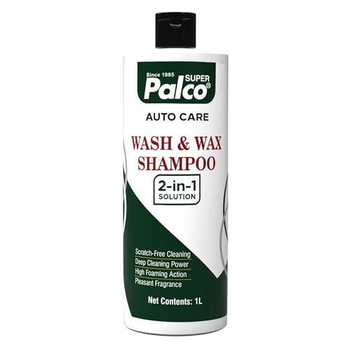 Image of PALCO Wash and Wax Car Shampoo 1L, pH Neutral Car Washing Shampoo