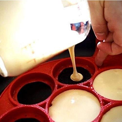 Rlorie Pancake Stampi in Silicone,Antiaderente