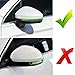 Compatible with Volkswagen Tiguan 2018-2020 Mirror Cover Replacement,VW Allspace L MK2 Mirror Cap Driver & Passenger Side,Left & Right Side Door Rearview Cover,Clip-on(1 Pair),Super White