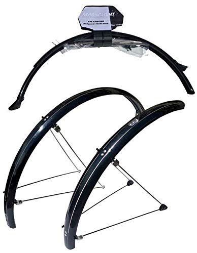 Garde-boue 700C Stronglight Cross argenté 42 mm pour vélo de route
