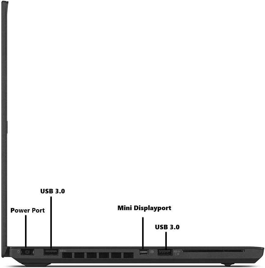 Lenovo Thinkpad T460 Business Laptop, 14in Windows 11 Notebook, Intel Core i5-6300, 8GB RAM, 256GB SSD, (renewed)