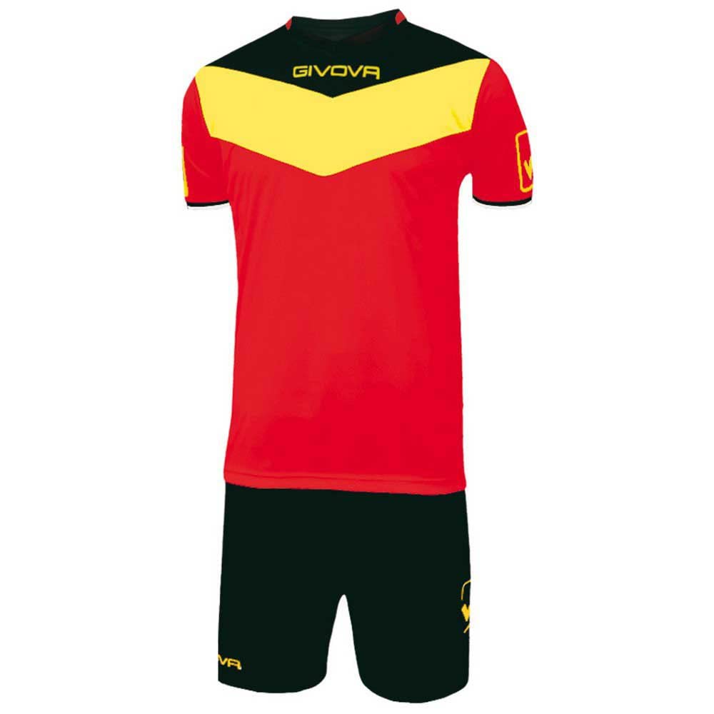 Givova Unisex Rot/Gelb Kit Spielfeld, 2XL