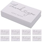 Gatuida 150 Biglietti di Ringraziamento Floreali Busta Carta Patinata Spessa per Negozi Online Boutique e Regali Biglietti di Ringraziamento per Shower e Matrimonio Schede Promemoria