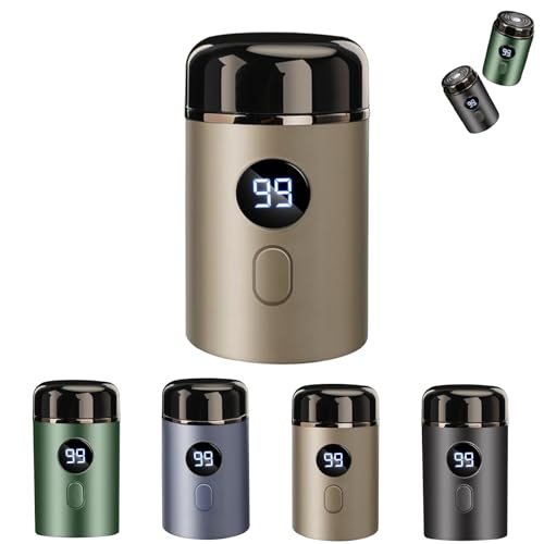 Vishopee Shaver, Vishopee Mini Portable Electric Shaver, USB Rechargeable, Vishopee Razor, IPX-7 Waterproof Razor for Men, Vishopee Mini Shaver with 3D Rotary Head, Vishopee Mini Portable (jin)