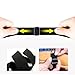 Adjustable for Bike Pant Leg Clamps for Cycling & Motorcycle Riding – Elastic Polyester-Latex Boot Straps with Stainless Steel Clips, 2-Pack, Windproof Trousers Stirrups