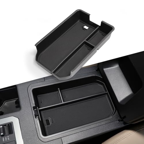 SMABEE Center Console Organizer Compatible with Toyota Land Cruiser 250 Prado J250 LC250 2024 2025 2026 Accessories Interior ABS Armrest Storage Box Tray Organizer Insert (Not Fit Cool Box) by smabee - Image 2