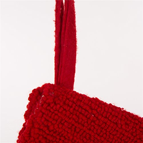 Glitzhome 19" L 3D Penguin Christmas Stocking Oversize Handmade Hooked Xmas Fireplace Hanging Stockings Decoration Stockings Decorations For Family Holiday Season Party Decor #TOP2