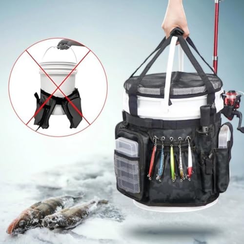 Rangement universel pour matériel de pêche à poches