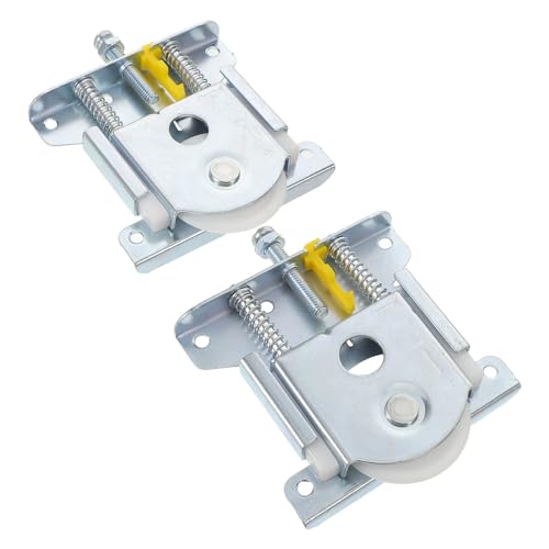 Angoily 2 St Garderobsrullar för Skjutdörrar Möbelbeslag med Glidteknik Universella och Slitstarka Skåpspårhjul för Garderob och Skåp Enkel Installation och Långvarig Pålitlighet