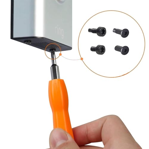 Ring Türklingelschrauben,16 PCS Türklingel Sicherheitsschrauben Türklingelschrauben Ersatz Türklingelschrauben Doorbell Türklingelschrauben Ersatz für die Meisten Modelle