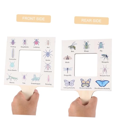 Beatifufu Quadro Visualizador De Nuvem Natural De Madeira Madeira Da Natureza Ferramentas De Aprendi