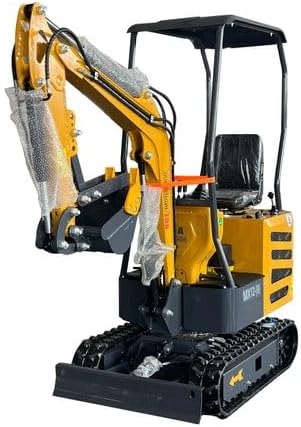 AGT INDUSTRIAL AGT-MX12-B Mini Excavator with boom extended and bucket open