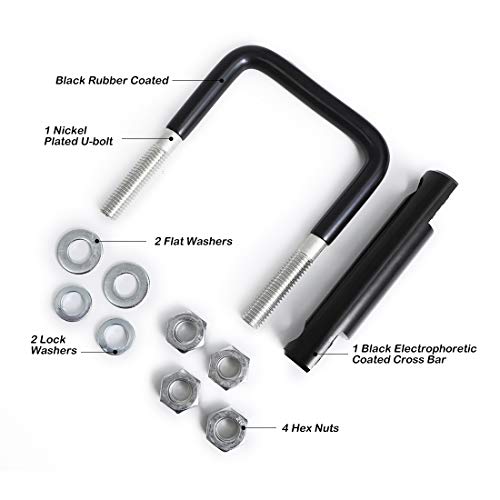 Czc Auto Hitch Clamp Anti-Rattle Stabilizer Hitch Tightener For 2 Inch Hitches Of Trailers Suv Vans Rv Hitch Tray Cargo Carrier Bike Rack Trailer Ball Mount 2 Pack #TOP2