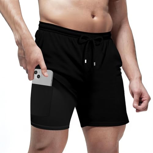 El Mejor Listado de Bañadores para Hombre de esta semana. 47 LEU LEU Short Playa Hombre, Shorts Derportivo para Playa Natación Piscina Correr Secado Rápido con Forro, Short Traje de Baño Hombre Bañadores, Shorts y Bermudas de Natación...