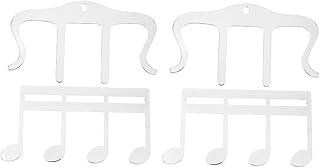 ERINGOGO 4 Peças Pasta De Música Clipe De Livro De Música Clipe De Partitura De Música Clipe De Livro Para Leitura De Página De Música Braçadeira De Livro De Música Suporte De Música Clipe