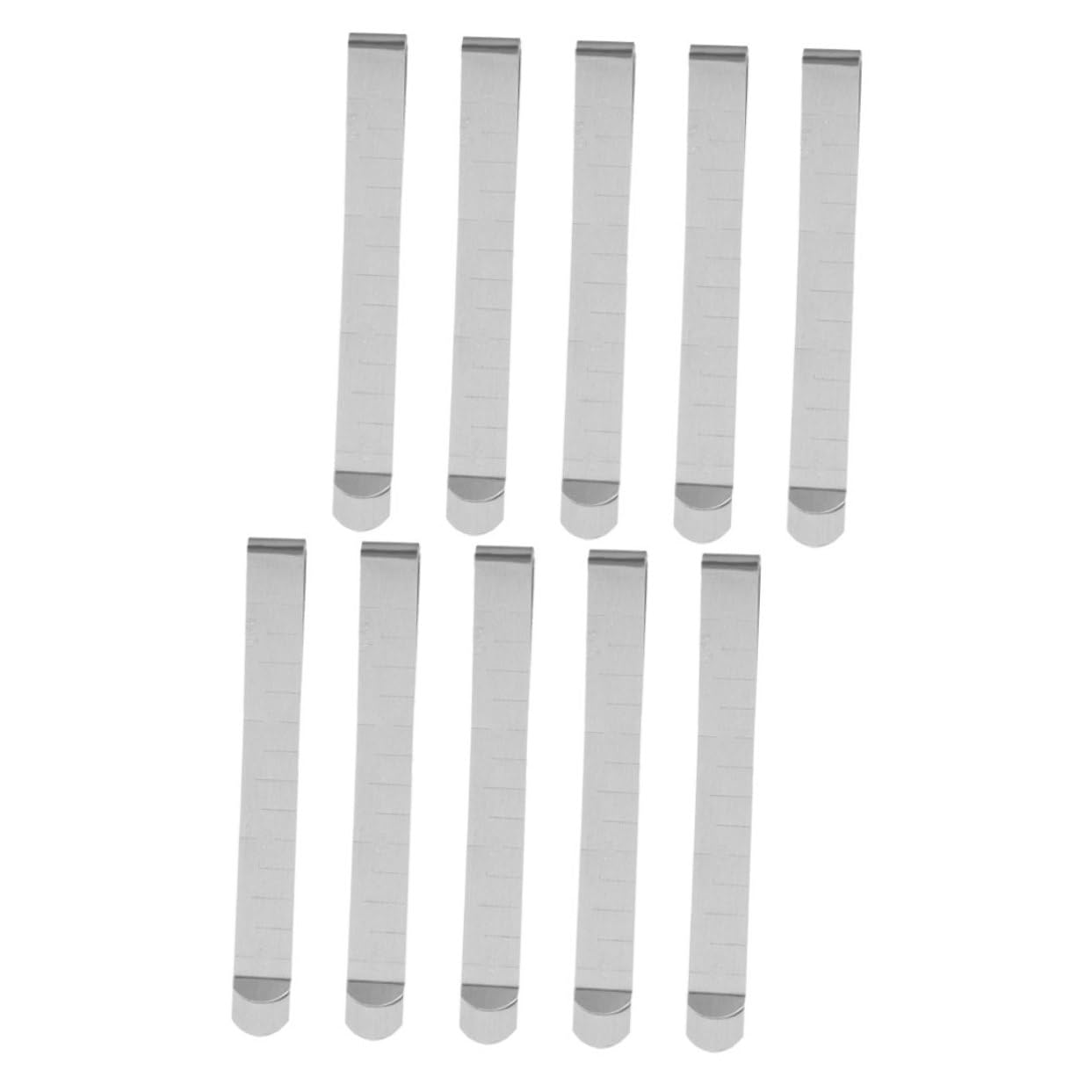ARTIBETTER DIY Quilting Supplies: 10pcs Sewing Clamp Ruler Measuring Hemming Clips for Craft Projects